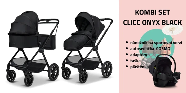 CLICC Kombi set - ONYX BLACK MELANGE