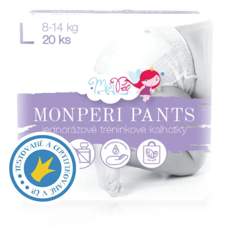 MonPeri jednorazové nohavičky 8-14 kg Pants L