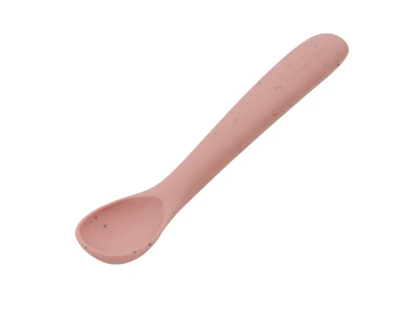 KikkaBoo Lyžička Platinum Silicone Blush