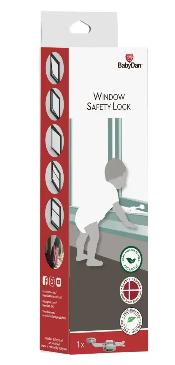 Baby Dan BabyDan zaistenie okna Window Safety Lock, BIO