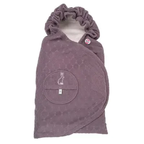 LODGER Zavinovačka Wrapper Folklore Fleece Mauve