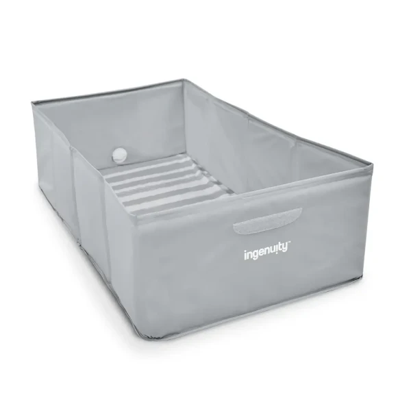 INGENUITY Vanička na cesty skladacia Tuckaway šedá 12m+