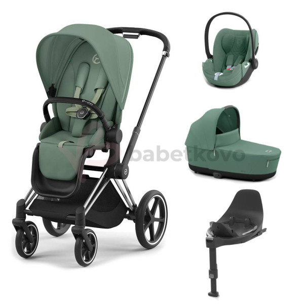 CYBEX PRIAM 4-kombinácia CHROME BLACK Leaf Green