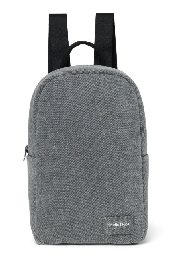 STUDIO NOOS - Denim Mini BACKPACK - batôžtek Grey