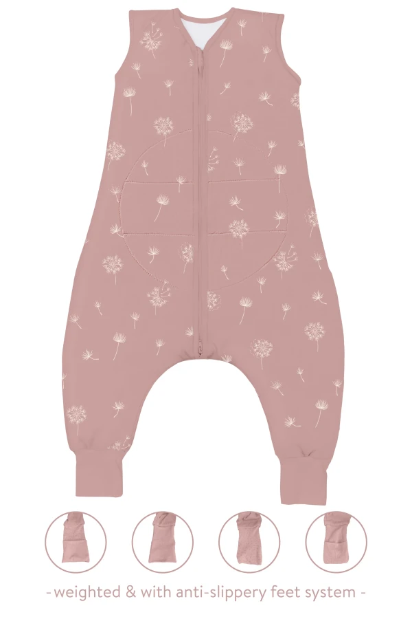 Fillikid Detský overal na spanie dandelion pink vel. 80