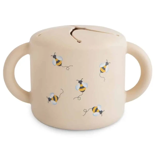 MUSHIE SILIKÓNOVÝ POHÁRIK NA SNACK - BEES