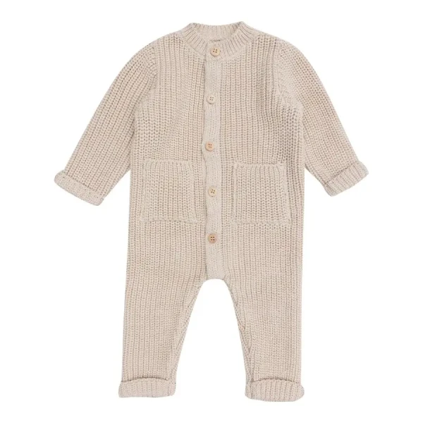Witlof for Kids háčkované dupačky 50/56 Soft Sand knitted