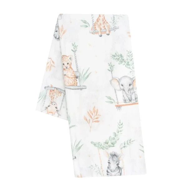 New Baby Flanelová plienka s potlačou ZOO