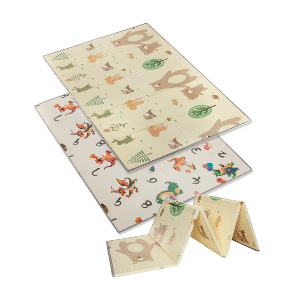 Zopa Multifunkčná penová skladacia podložka obojstranná 200x150, Forest