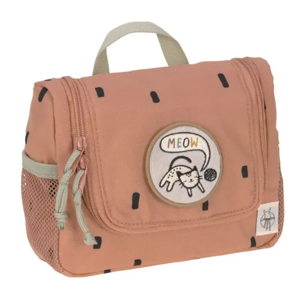 Lässig detská hygienická taška Mini Washbag Happy Prints karamelová