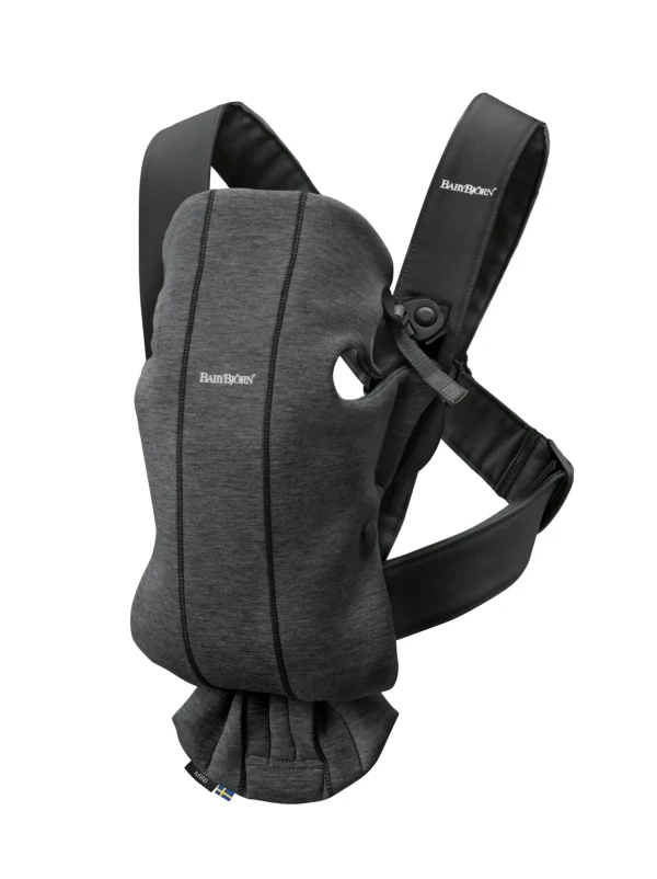 BABYBJORN nosítko MINI Charcoal Grey 3D Jersey