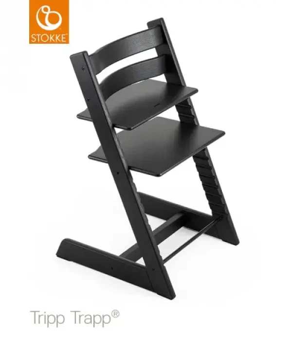 Stokke stolička Tripp Trapp Oak Black