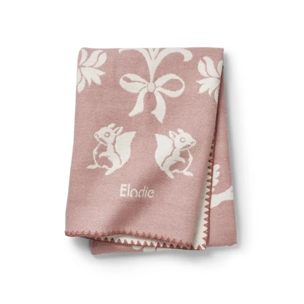 Elodie Details Žakarová deka - Mullberry Pink