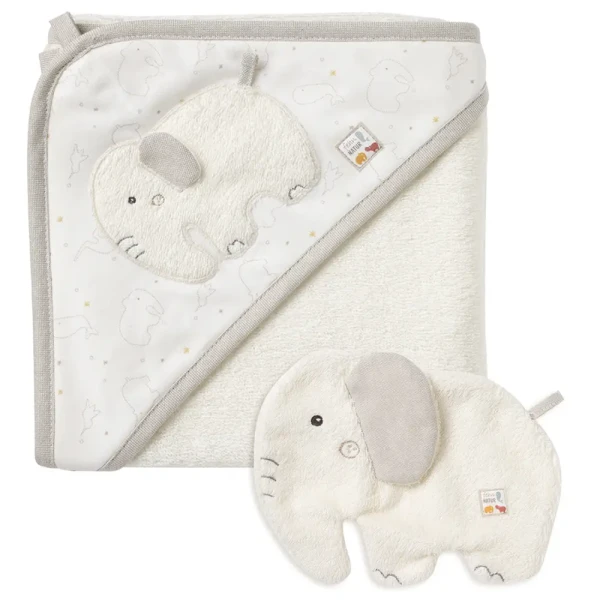 BABY FEHN Uterák s kapucňou slon, FehnNatur Slon