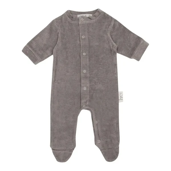 Witlof for kids dupačky 62/68 Warm Grey velvet rib