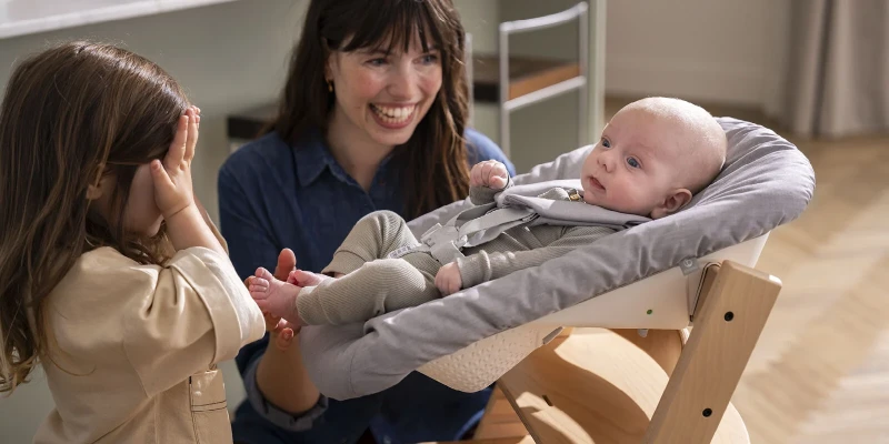 Stokke Tripp Trapp Novorozenecký set s držákem na hračku Grey