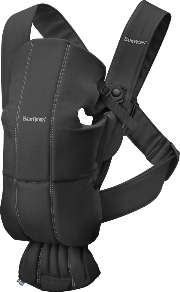BABYBJORN detský nosič MINI Black bavlna
