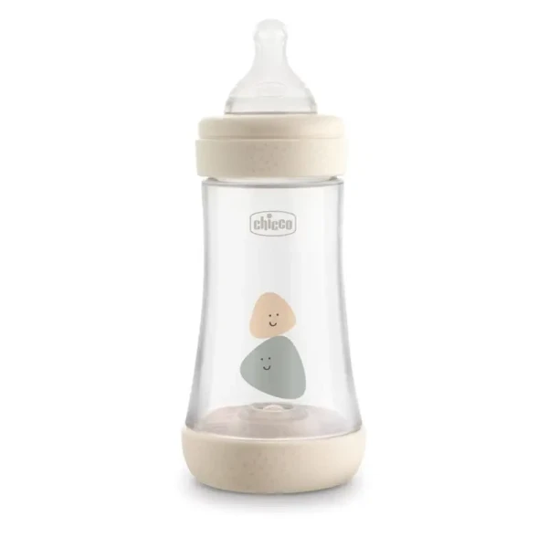 CHICCO Fľaša dojčenská Perfect 5 silikón 240 ml neutral