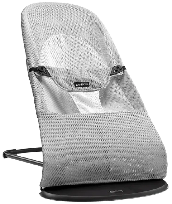 BABYBJORN Lehátko Balance Soft Silver/White Mesh