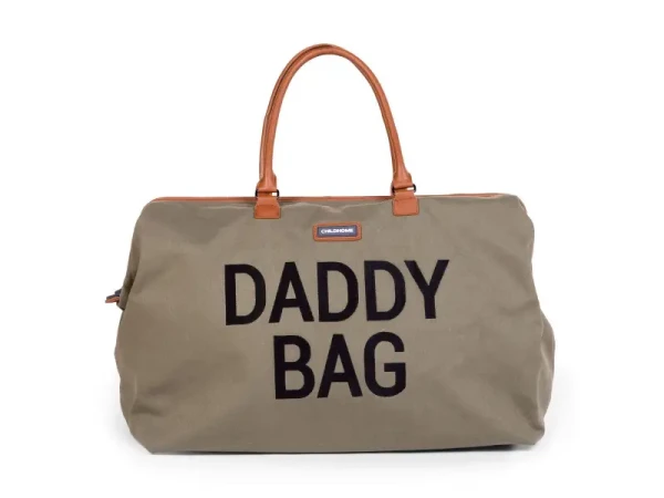 Childhome Prebaľovacia taška Daddy Bag Big Canvas Khaki