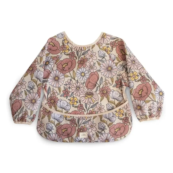 MUSHIE PODBRADNÍK S DLHÝM RUKÁVOM - RETRO FLOWERS
