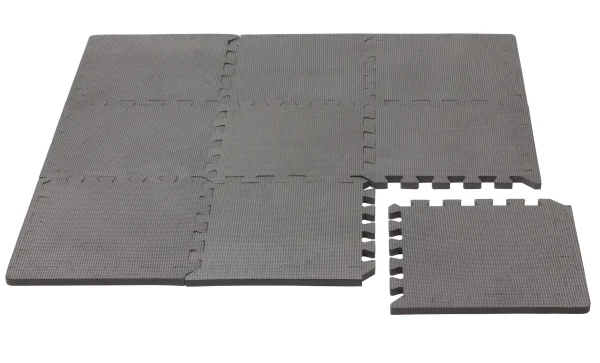 Rialto Baby Hracia podložka puzzle s okrajom Cool Gray 92x92 cm