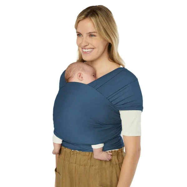 ERGOBABY ŠATKA/Aura Sustainably Sourced Knit Baby Wrap - Twilight Navy