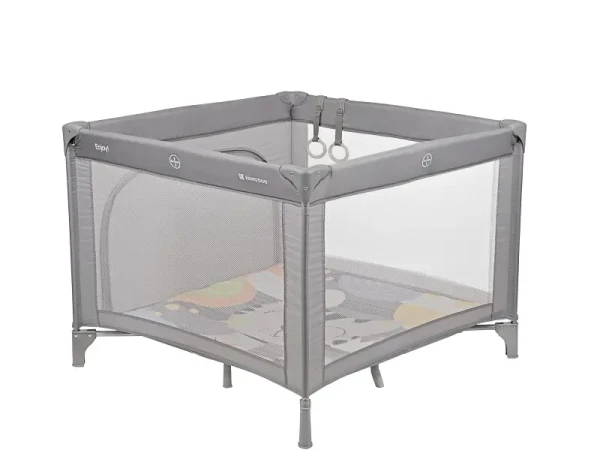 KikkaBoo Hracia ohrádka Enjoy Grey Cat