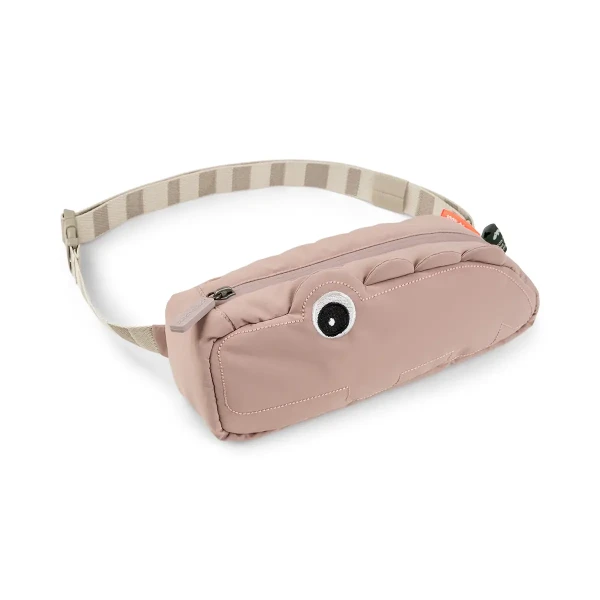 DONE BY DEER Prešívaná detská taštička Croco - ružové