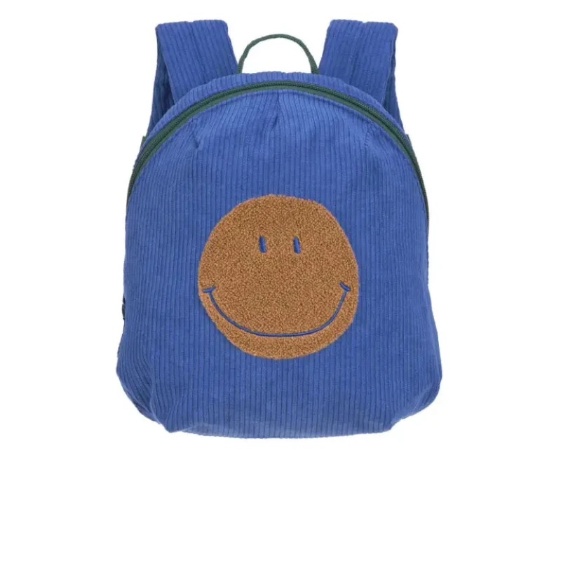 Lässig detský batôžtek Tiny Backpack Cord Little Gang Smile blue