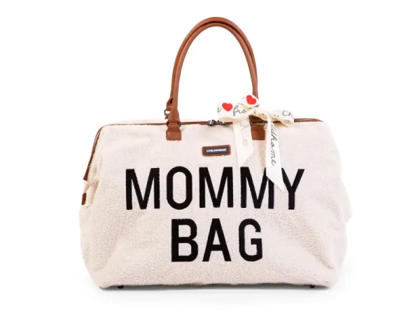 Childhome Prebaľovacia taška Mommy Bag Teddy Off White