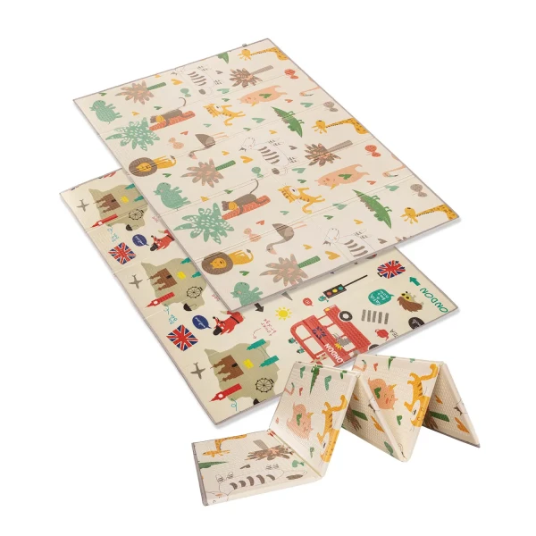 Zopa Multifunkčná penová skladacia podložka obojstranná200x150, Savana