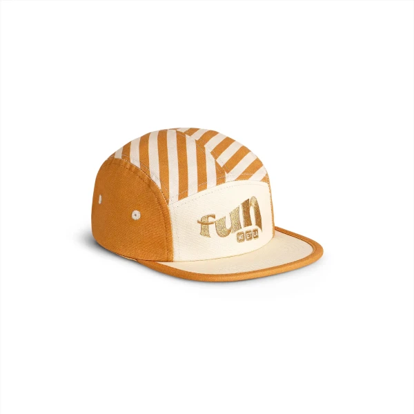 KiETLA Striped šiltovka 0-2 roky SAND STRIPE