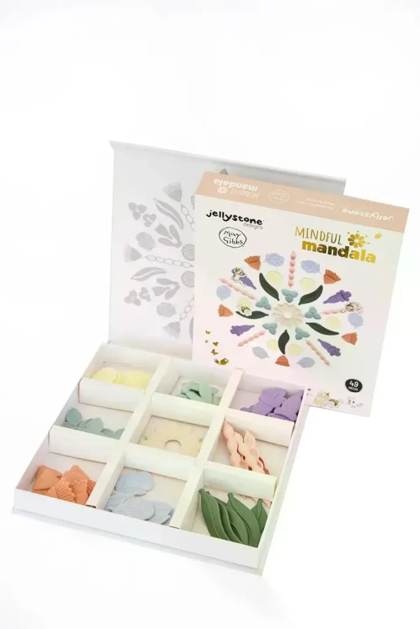 Jellystone Designs Senzorická antistresová mandala pre deti, pastelová