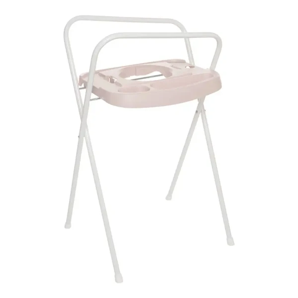 Bébé-Jou Kovový stojan Click na vaničku 103 cm Leopard Pink