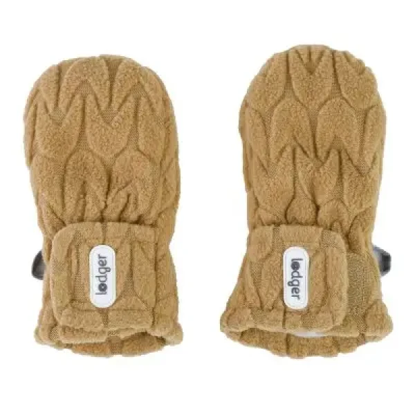 LODGER Rukavice Rukavice Empire Fleece Dark Honey 1 - 2 roky