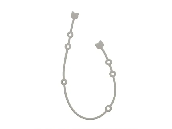 KikkaBoo Držiak na cumlík Platinum Silicone Sand