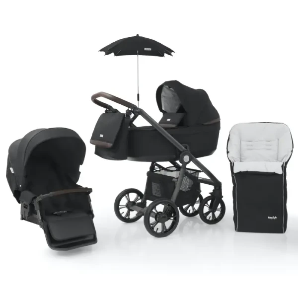 Babystyle Prestige3 Active (grey/black) 6v1 Liquorice 2021