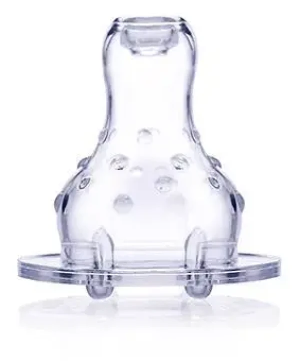 NUBY Cumlík na fľašu netečúci silikón 2ks 0m+