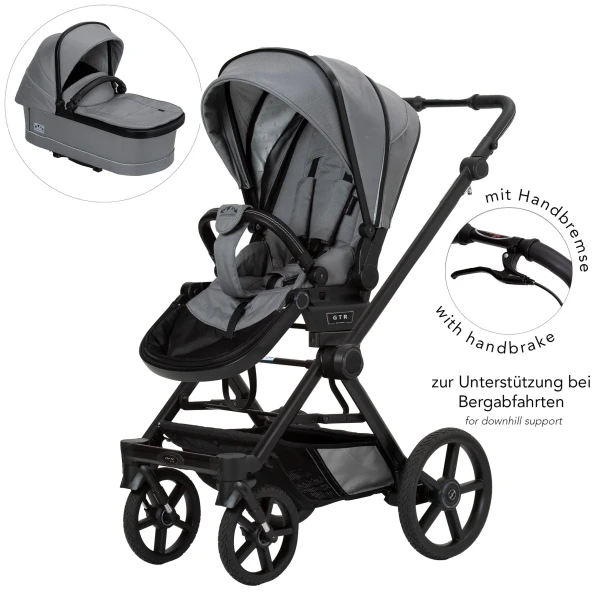 Hartan IVY GTR Outdoor Kombinovaný kočík s ručnou brzdou 705 Graphit