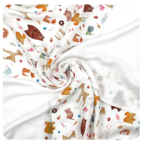 XKKO BMB Bambusové obrúsky 30x30 Digi - Wild Forest MIX