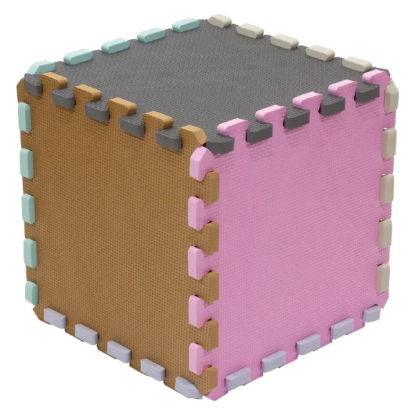 Rialto Baby Penová puzzle kocka - Rainbow