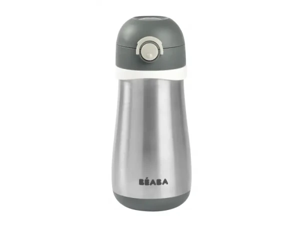 Beaba Hrnček termoizolačný nerez 350ml Mineral Grey