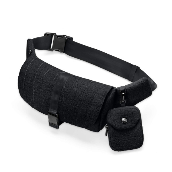 CYBEX Ľadvinka Belt Bag Bouclé Stone Black