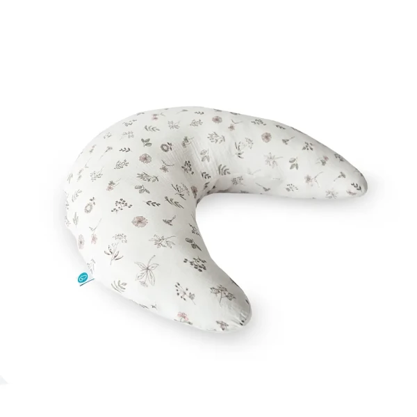 CEBA BABY Vankúš na kojenie HUGGY (150x60x37) Basic Mušelín Small Twigs