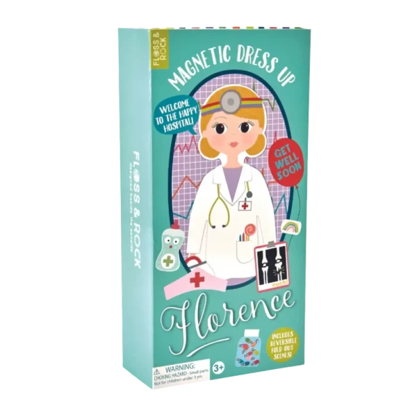 Floss&Rock Drevená magnetická obliekačka Florence