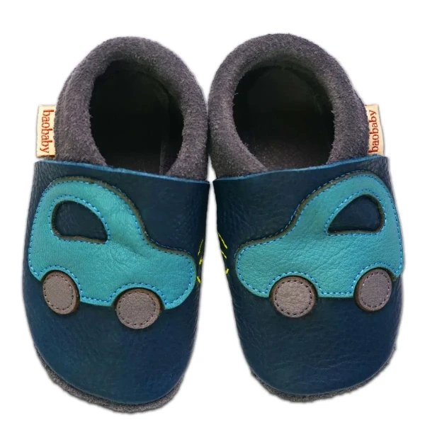 Baobaby Soft Sole capáčky,classic BUGGY navy auto tmavě modé, XL