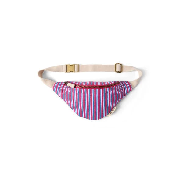 STUDIO NOOS - Poplin Mini FANNY kabelka Raspberry Striped