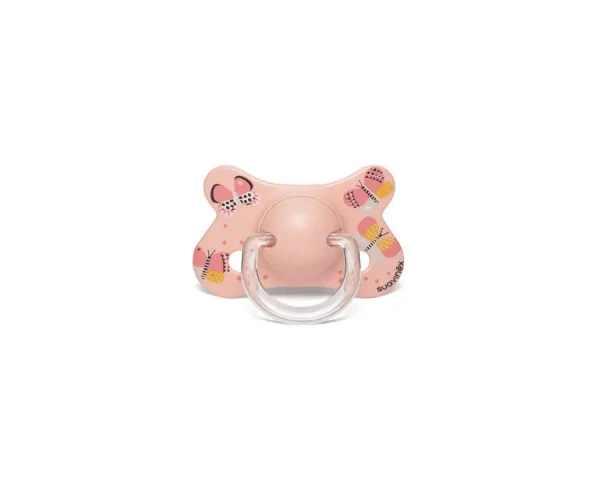 SUAVINEX  CUMLÍK FUSION an. LATEX 4-18m - ORANŽOVÝ MOTÝĽ