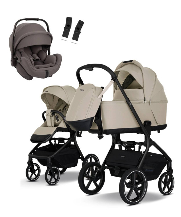 MY JUNIOR MAVI Sandstone Beige + Autosedačka Nuna Arra Flex